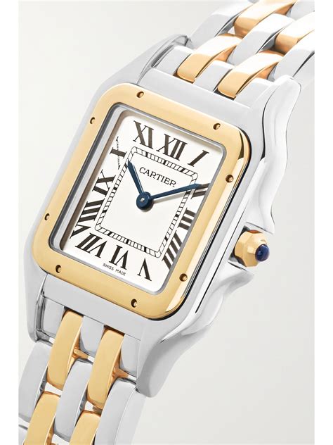 panthere de cartier gold|cartier panthere watch price new.